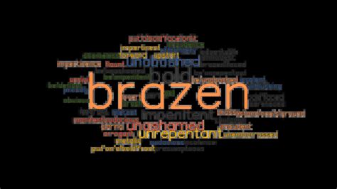 brazen synonym